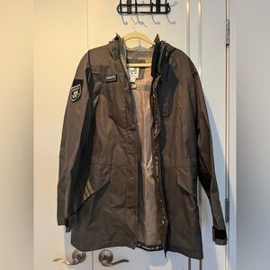 Adidas Men’s Grey Raincoat Size M